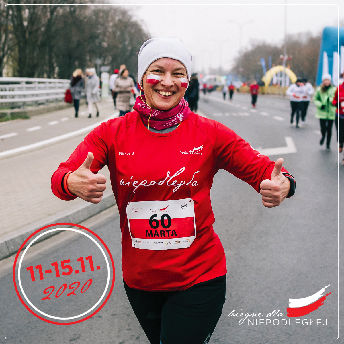 Biegniemy dla Niepodległej – wirtualnie.