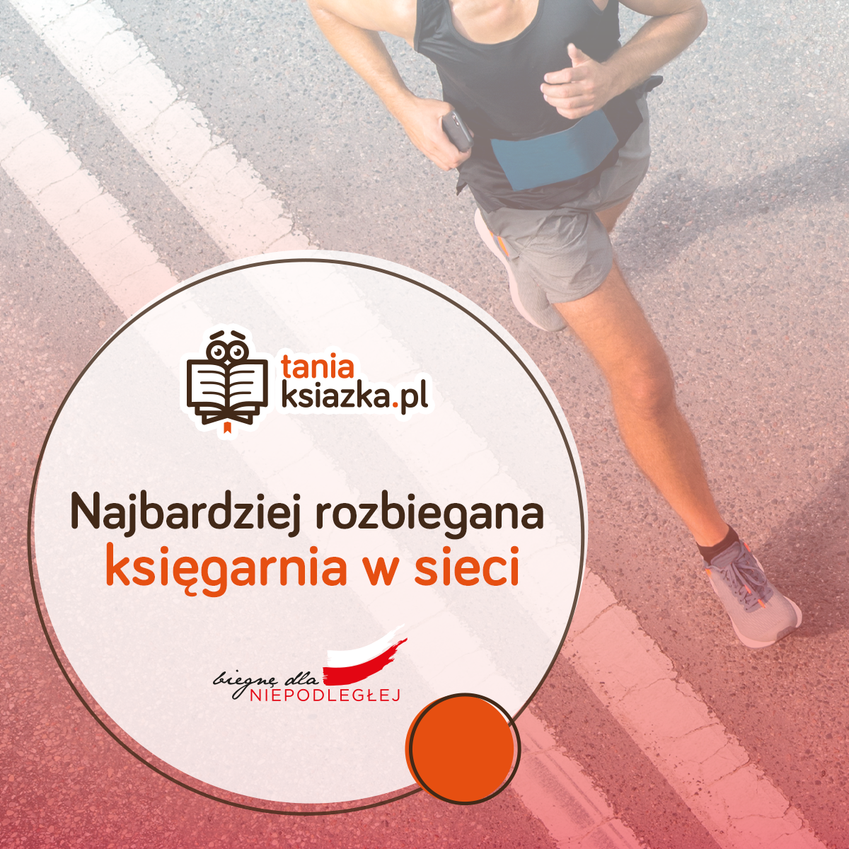 Księgarnia TaniaKsiazka.pl Sponsorem Biegnę dla Niepodległej