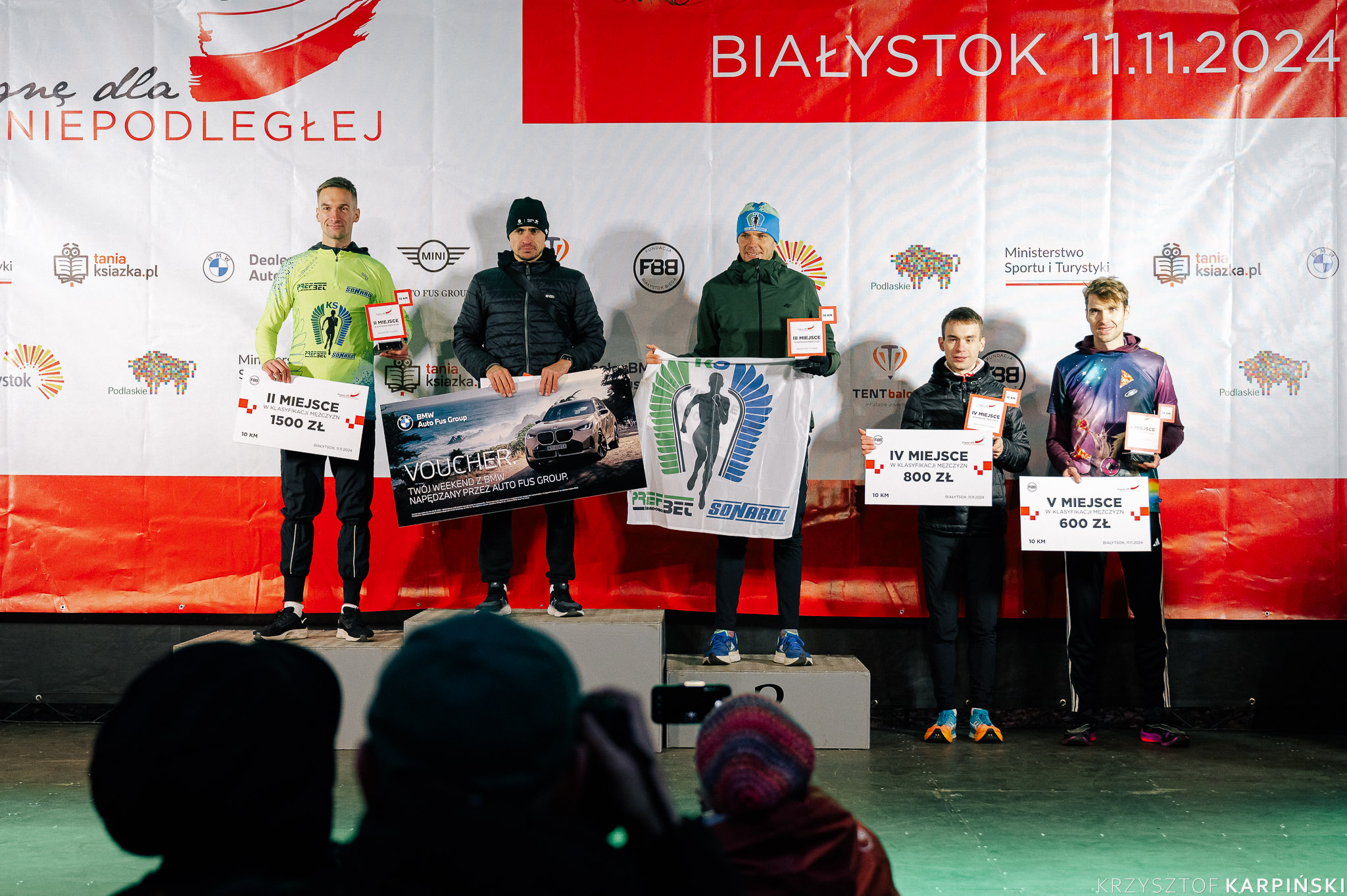 Zwycięzcy Biegnę dla Niepodległej 2024